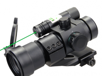1×30 red dot with green laser sight DN15130D6